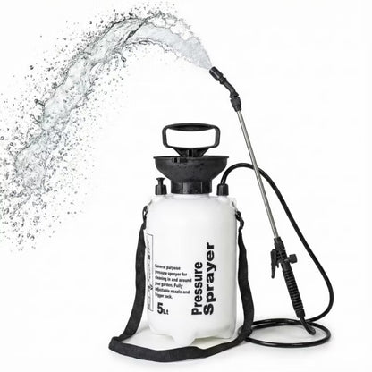 Tryksprøjte 5 Liter Hvid med Lanse