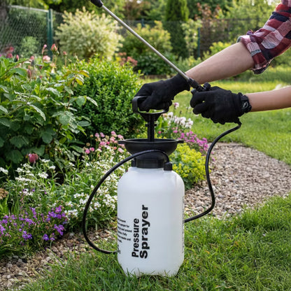 Tryksprøjte 5 Liter Hvid med Lanse