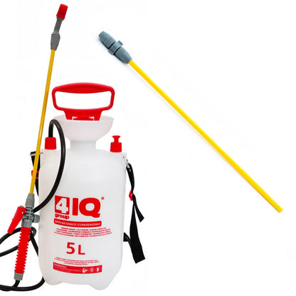 Tryksprøjte 5 Liter Hvid med Forlængerrør 40 cm