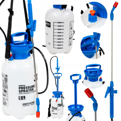 Tryksprøjte SPRH5L 5 Liter Hvid