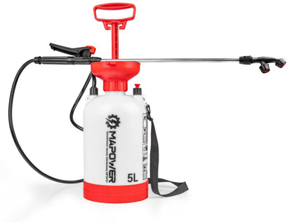Tryksprøjte 5 Liter med Teleskoplanse 170 cm 3 Bar