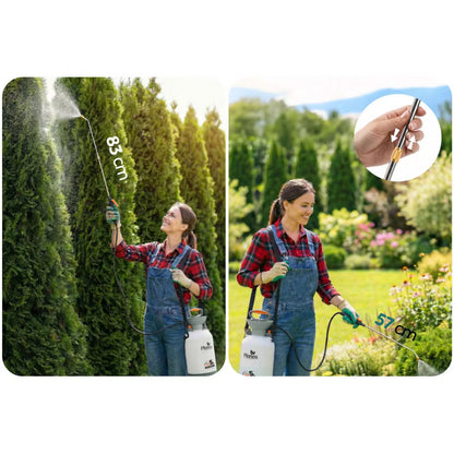 Tryksprøjte PL-605 5 Liter Hvid Grøn
