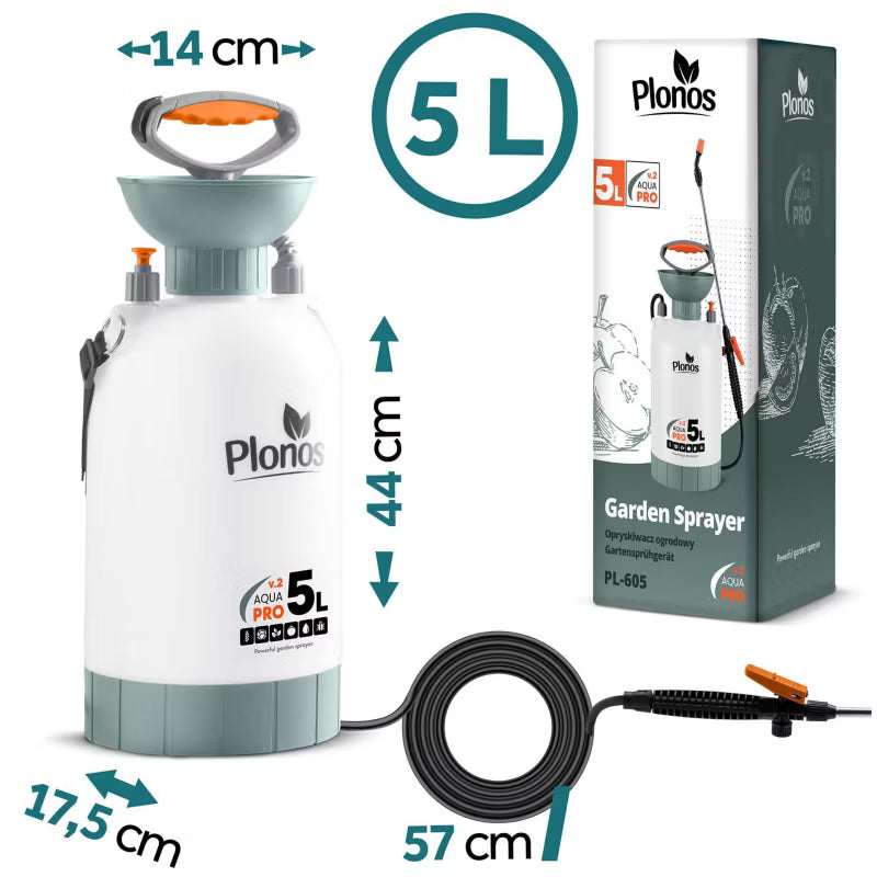 Tryksprøjte PL-605 5 Liter Hvid Grøn