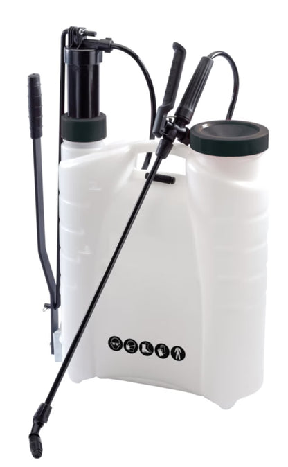 Tryksprøjte Rygmodel 12 Liter Sort/Hvid