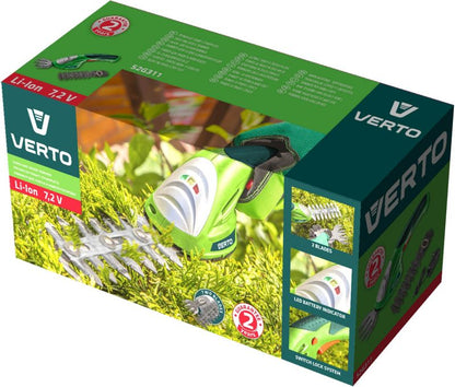 Verto akku græstrimmer og hækkeklipper