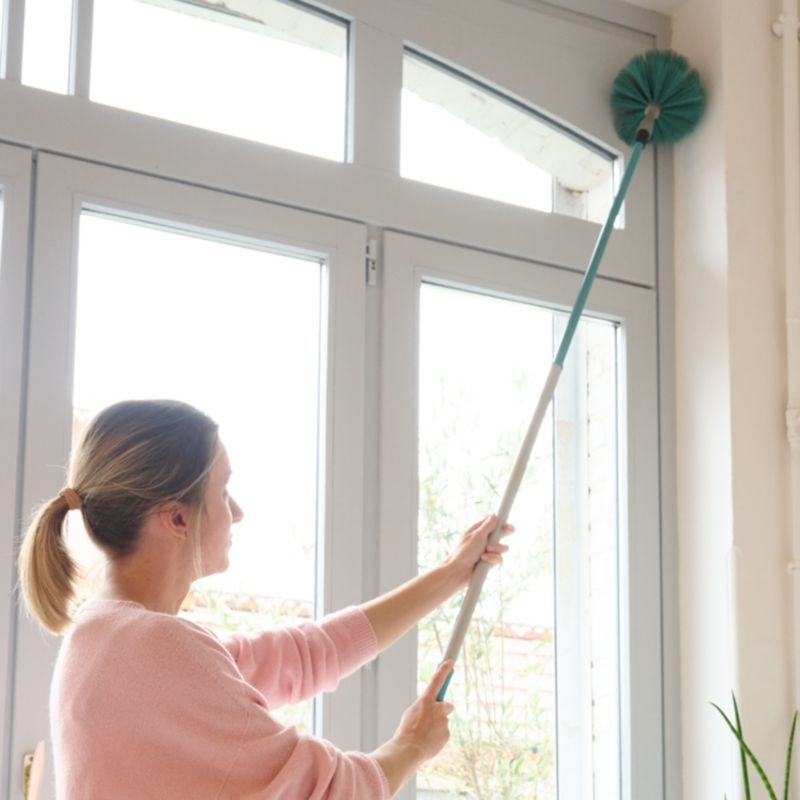 GoodHome teleskopisk kosteskaft 1,2 - 1,5 m