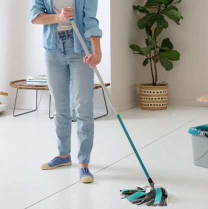 GoodHome teleskopisk kosteskaft 1,2 - 1,5 m