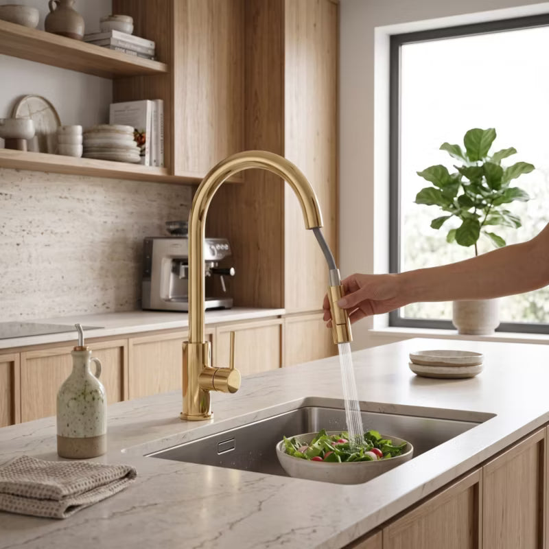Tud til Køkkenarmatur Fresh 3x8,6 cm Guld
