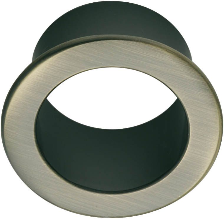 Ventilationsbøsning Rund Antik Messing 54 mm