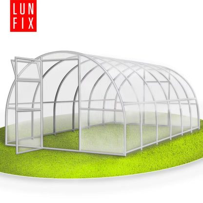 Tunneldrivhus 3x8 m Polycarbonat 6 mm 24 m²