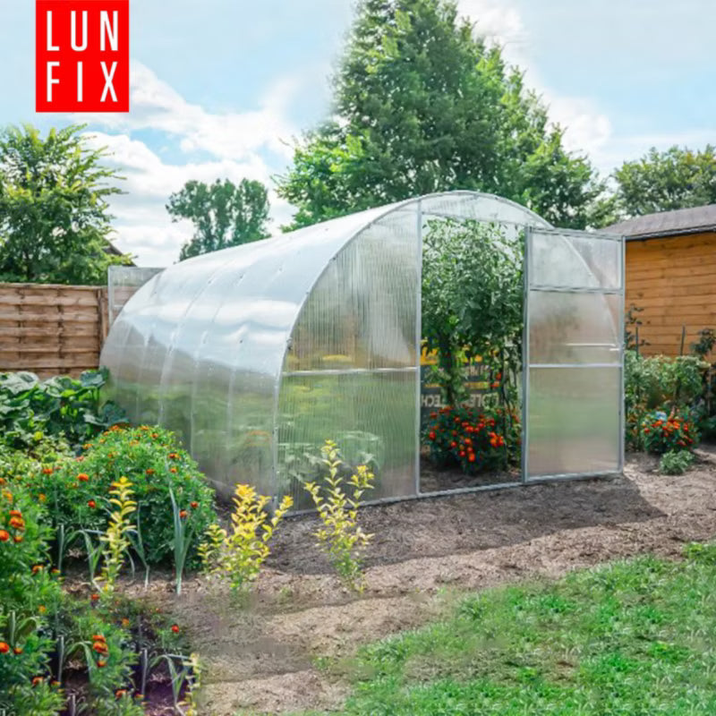 Tunneldrivhus 3x8 m Polycarbonat 6 mm 24 m²