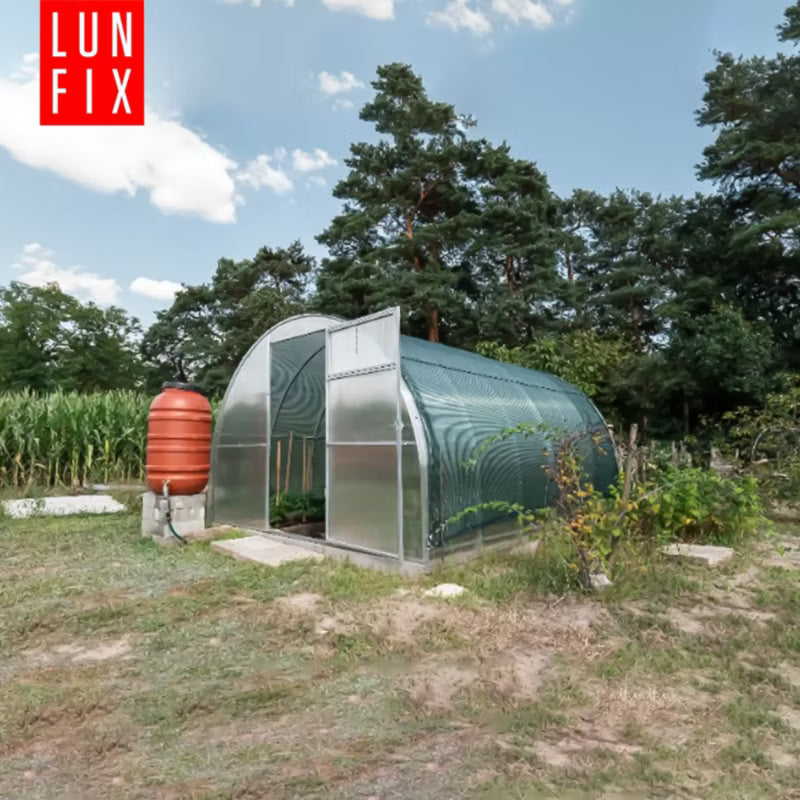 Tunneldrivhus 3x8 m Polycarbonat 6 mm 24 m²