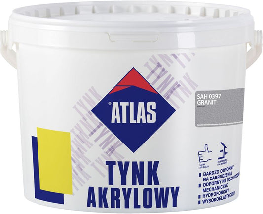 Akryl puds Atlas SAH 0397 granit 25 kg