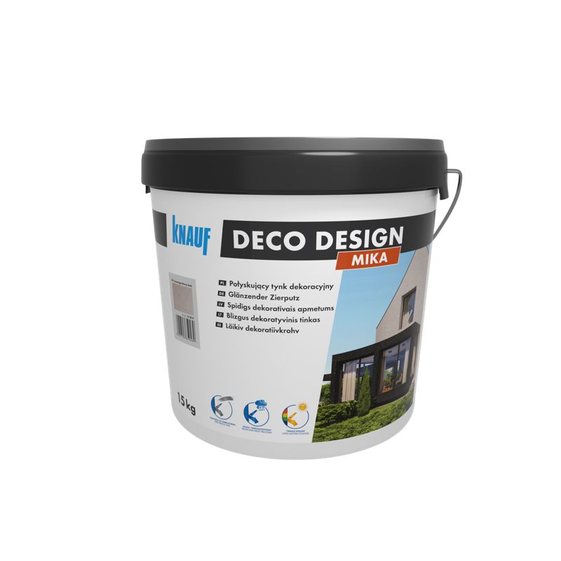 Knauf Mika dekorativ puds i avantgarde beige