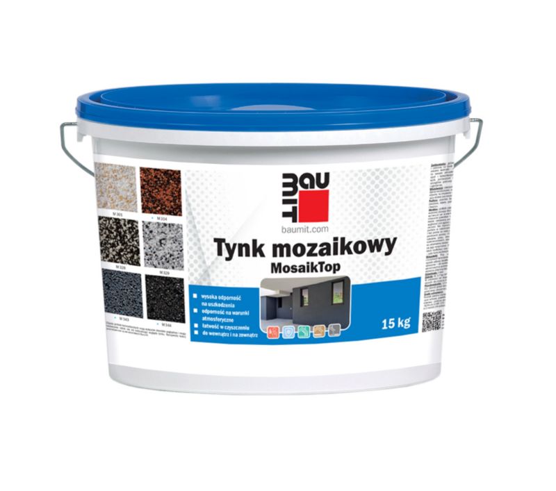 Mosaikpuds Mika M344 Vesuvius 15 kg Sort