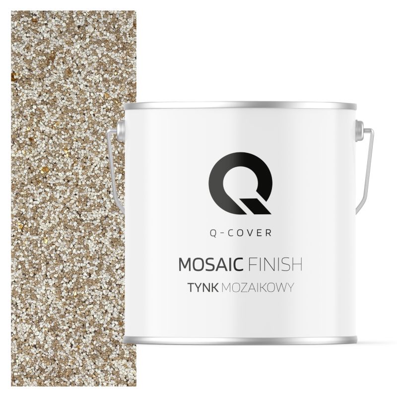 Mosaikpuds M64 Beige med Guldglimmer 7 kg