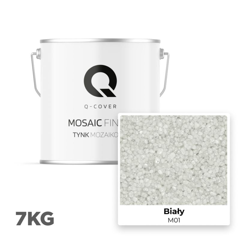 Mosaikpuds M01 7 kg Hvid