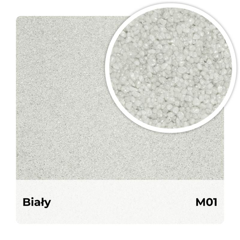 Mosaikpuds M01 7 kg Hvid