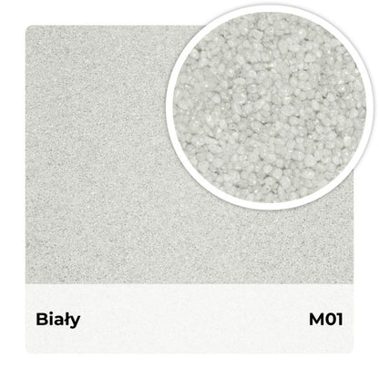 Mosaikpuds M01 7 kg Hvid