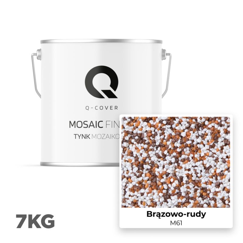 Mosaikpuds M61 7 kg Brunrød