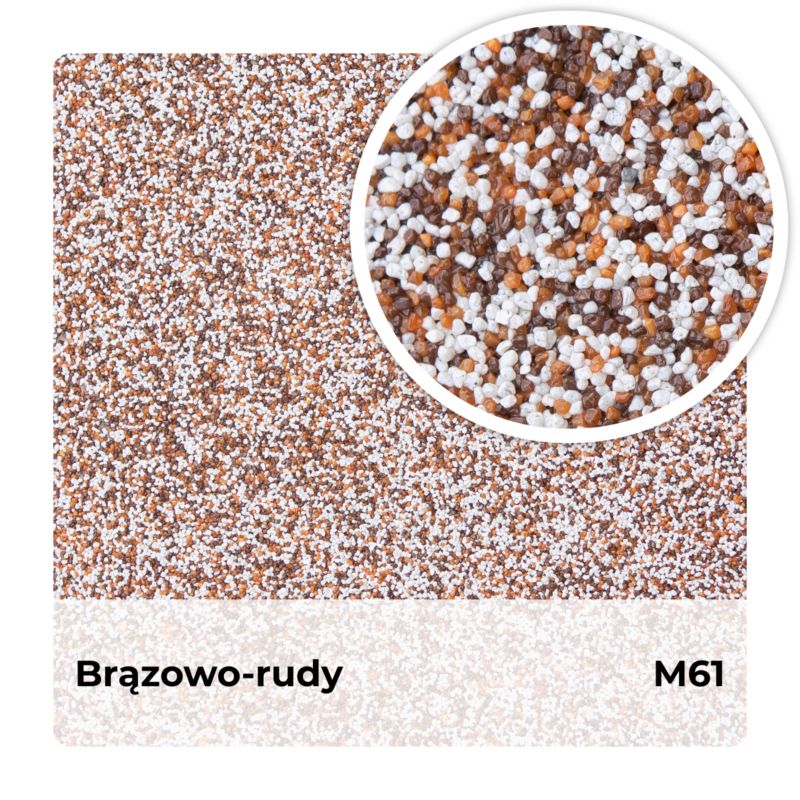 Mosaikpuds M61 7 kg Brunrød