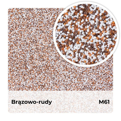 Mosaikpuds M61 7 kg Brunrød