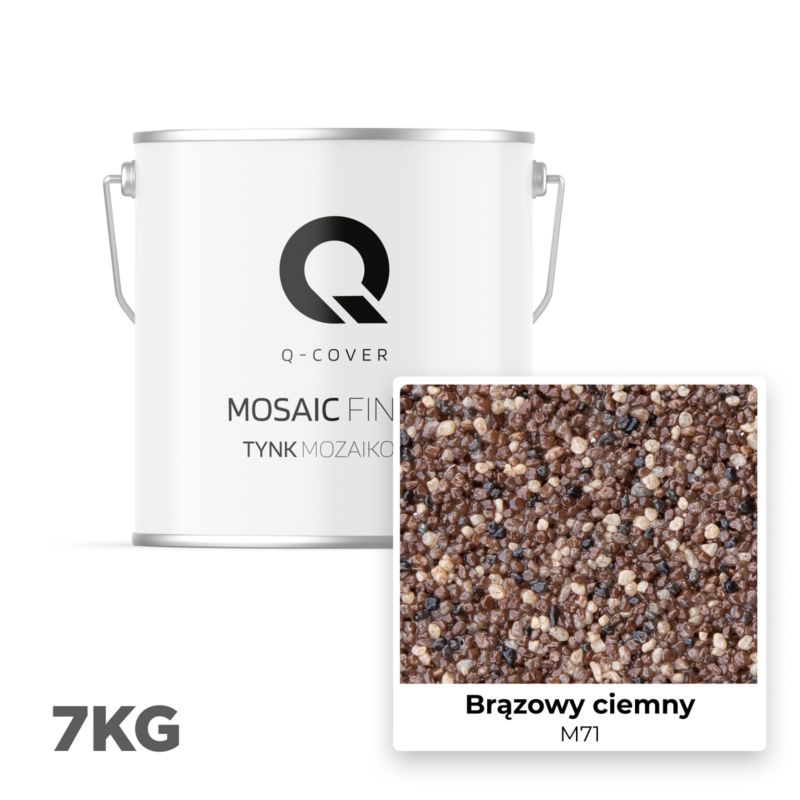 Mosaikpuds M71 7 kg Mørkebrun 1,8 m²