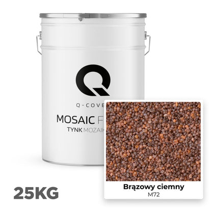 Mosaikpuds M72 25 kg Mørkebrun 1,6 mm