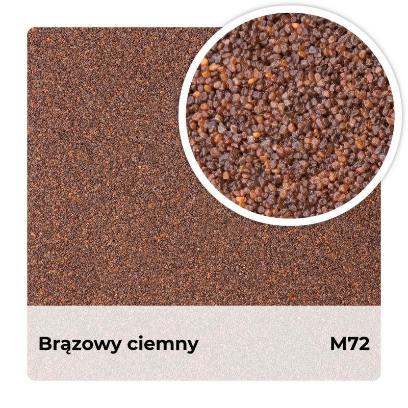 Mosaikpuds M72 25 kg Mørkebrun 1,6 mm