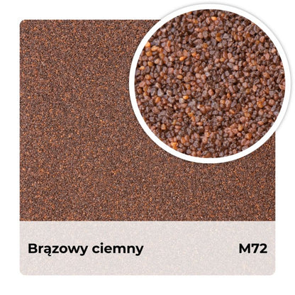 Mosaikpuds M72 25 kg Mørkebrun 1,6 mm