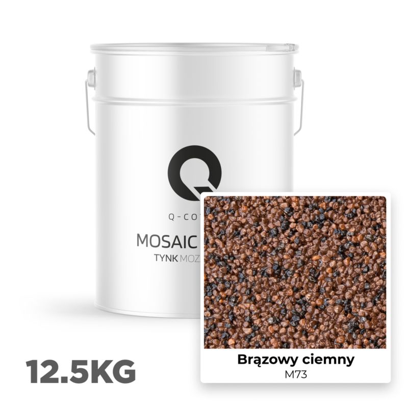 Mosaikpuds M73 12,5 kg Mørkebrun