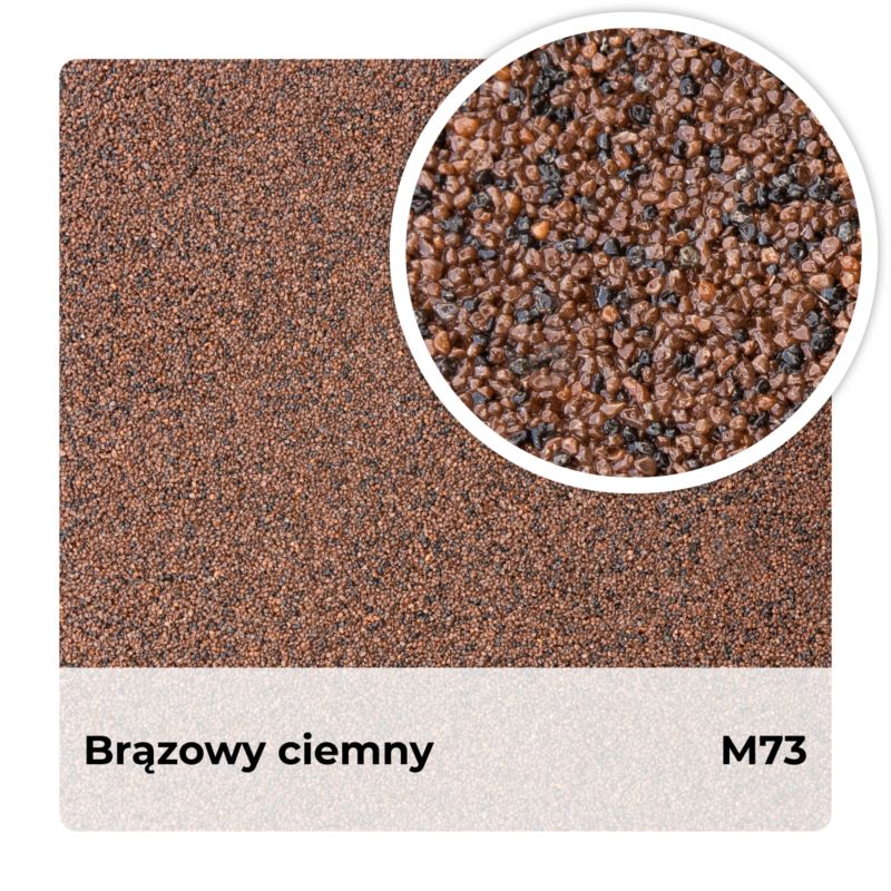 Mosaikpuds M73 12,5 kg Mørkebrun