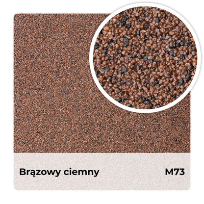 Mosaikpuds M73 Mørkebrun 25 kg