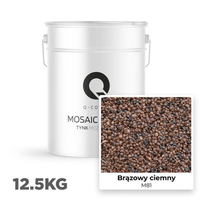 Mosaikpuds M81 12,5 kg Mørkebrun