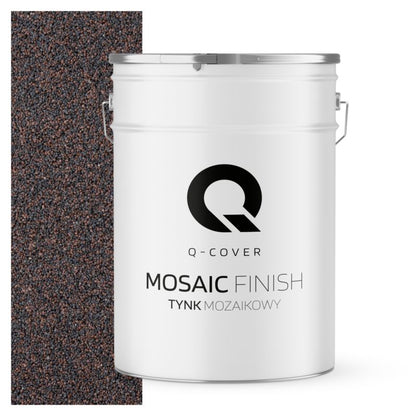 Mosaikpuds M83 25 kg Mørkebrun 1,6 mm