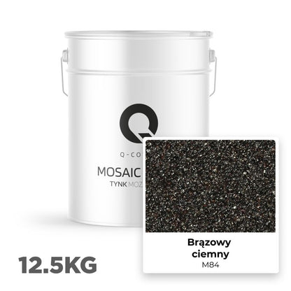 Mosaikpuds M84 12,5 kg Mørkebrun