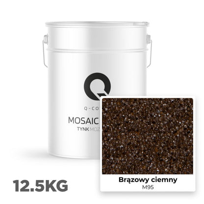 Mosaikpuds M95 12,5 kg Mørkebrun