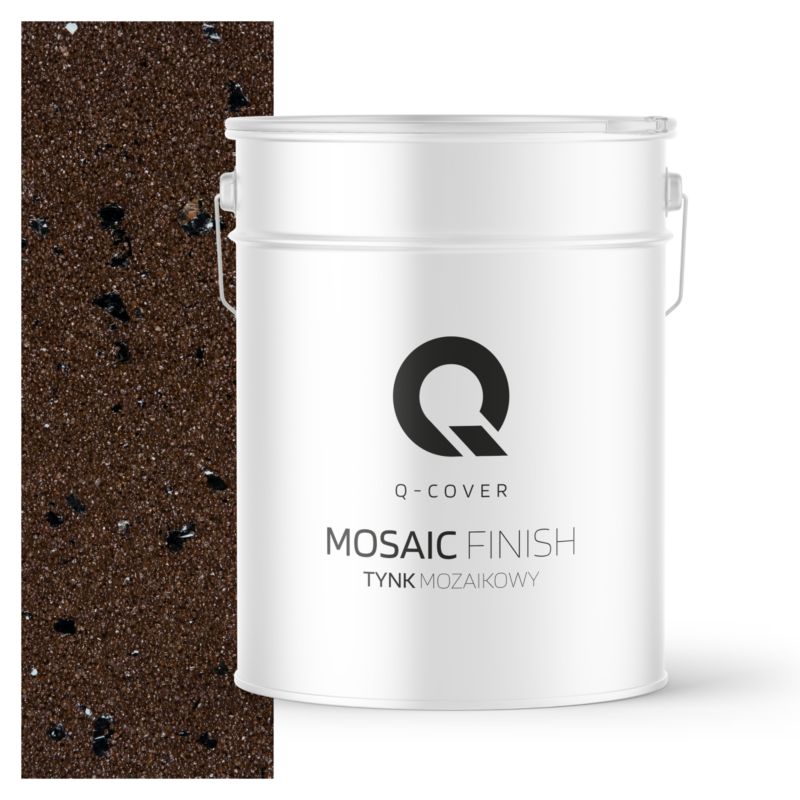 Mosaikpuds M96 12,5 kg Mørkebrun med Sort Glimmer