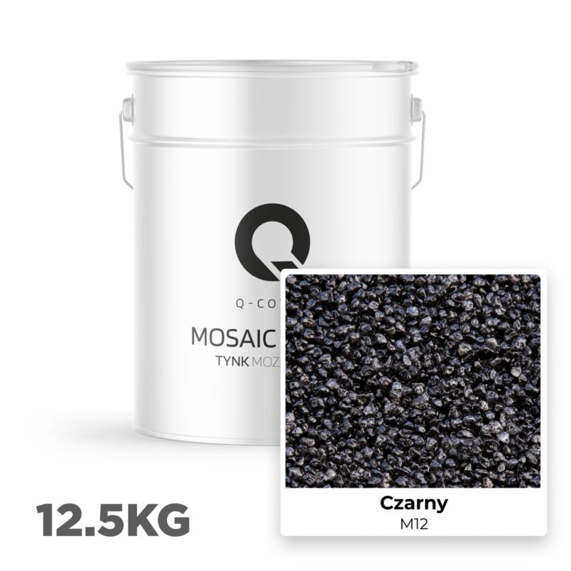 Mosaikpuds M12 12,5 kg Sort 5905748003076