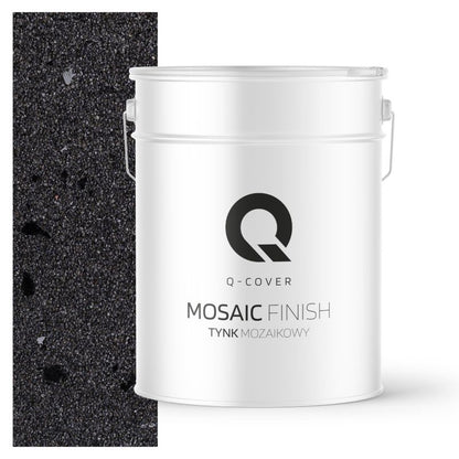 Mosaikpuds M15 12,5 kg Sort med Sort Glimmer