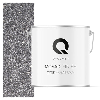 Mosaikpuds M54 7 kg Sølv med Sølvglimmer