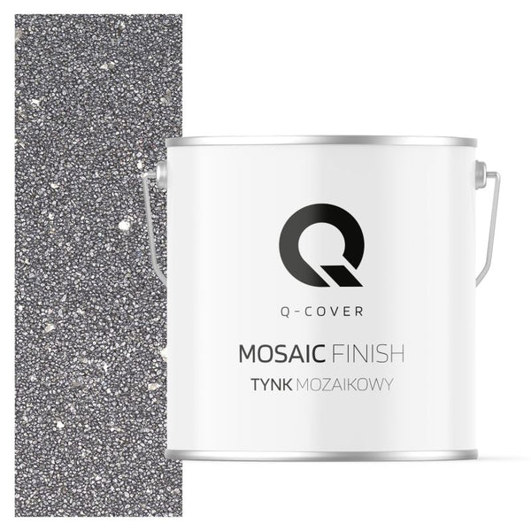 Mosaikpuds M54 7 kg Sølv med Sølvglimmer
