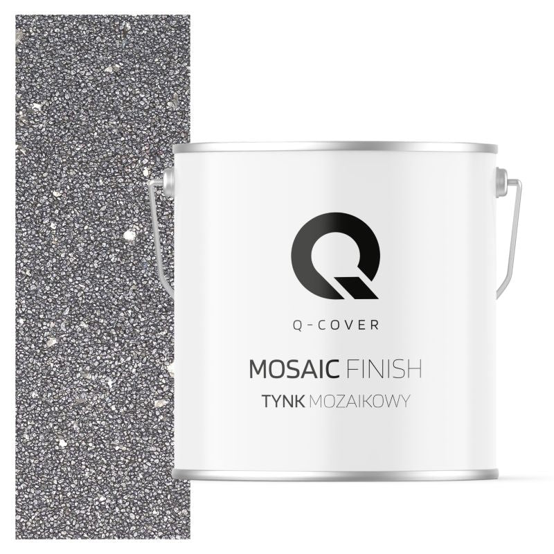 Mosaikpuds M54 7 kg Sølv med Sølvglimmer