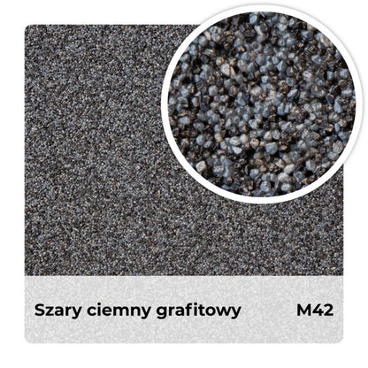 Mosaikpuds M42 25 kg Mørk Grafitgrå