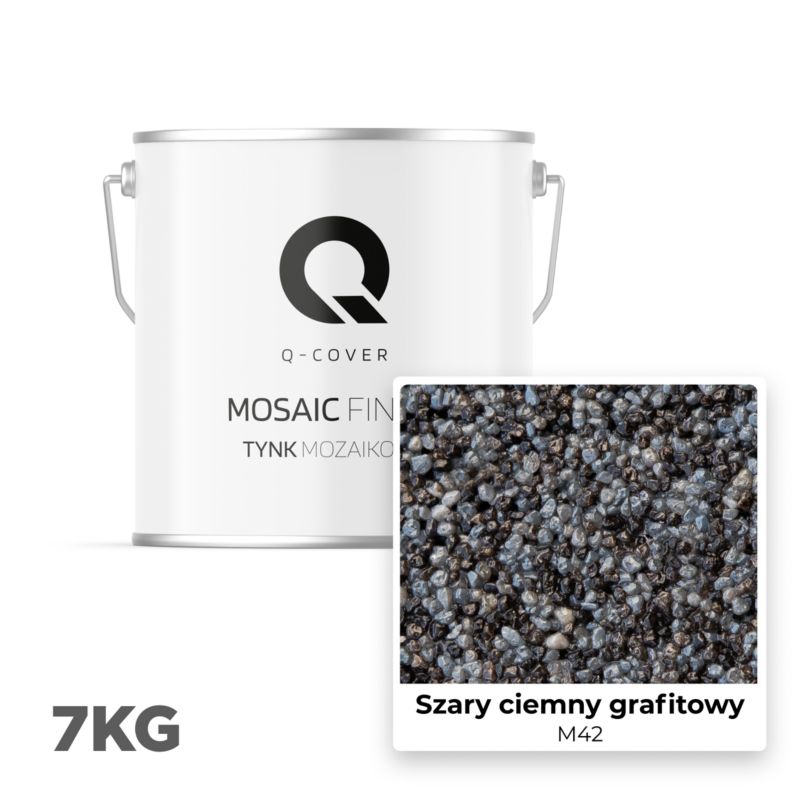 Mosaikpuds M42 7 kg Mørk Grå Grafit