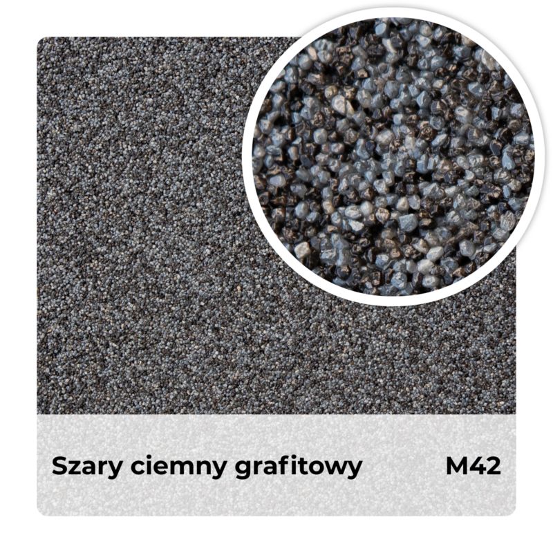 Mosaikpuds M42 7 kg Mørk Grå Grafit