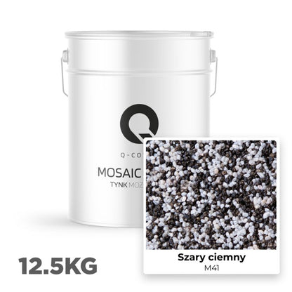 Mosaikpuds M41 Mørkegrå 12,5 kg