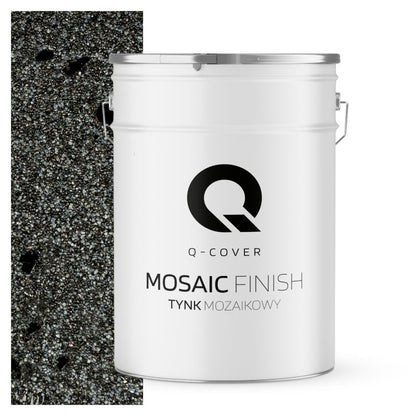 Mosaikpuds M45 12,5 kg Mørkegrå med Sort Glimmer