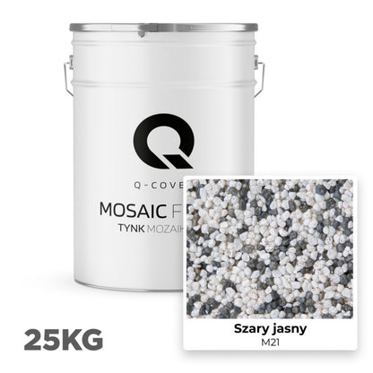 Mosaikpuds M21 25 kg Lysegrå 6,6 m² | 5905748002857