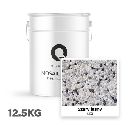 Mosaikpuds M31 12,5 kg Lysegrå 3,3 m²